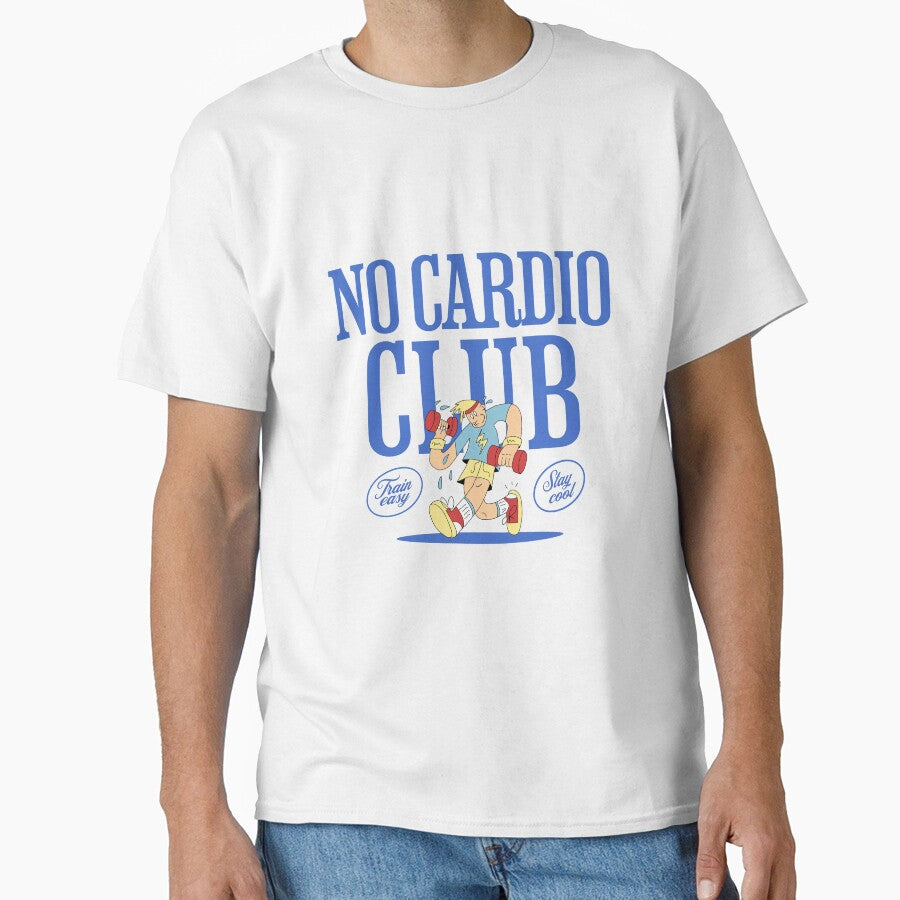 No Cardio Club – Gym Humor Design by ByZimbo