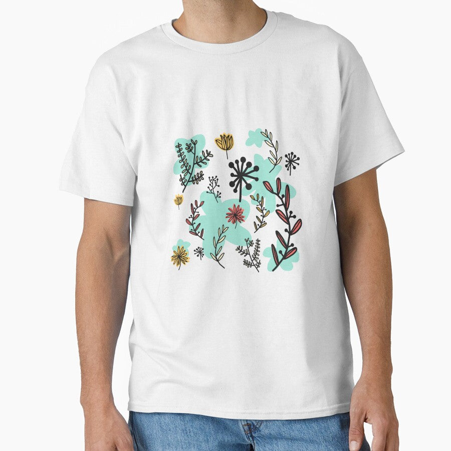Flowers flower nature art minimalist design handmade pattern by Tropical Blood