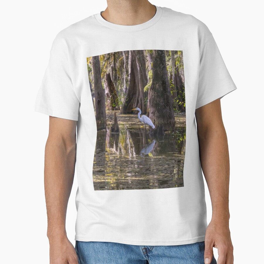 Snowy Egret in the Swamp by SafariByMarisa