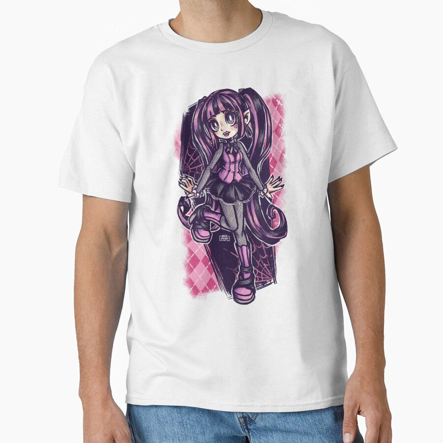 Cute Gothic Vampire Girl – Draculaura Inspired Gothic Kawaii by AngiLaguado