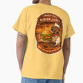 Labrador Dad's Burger Joint | Chocolate Lab Chef Vintage Badge | Funny Dog Burger Lover Gift by PawPrintCustom