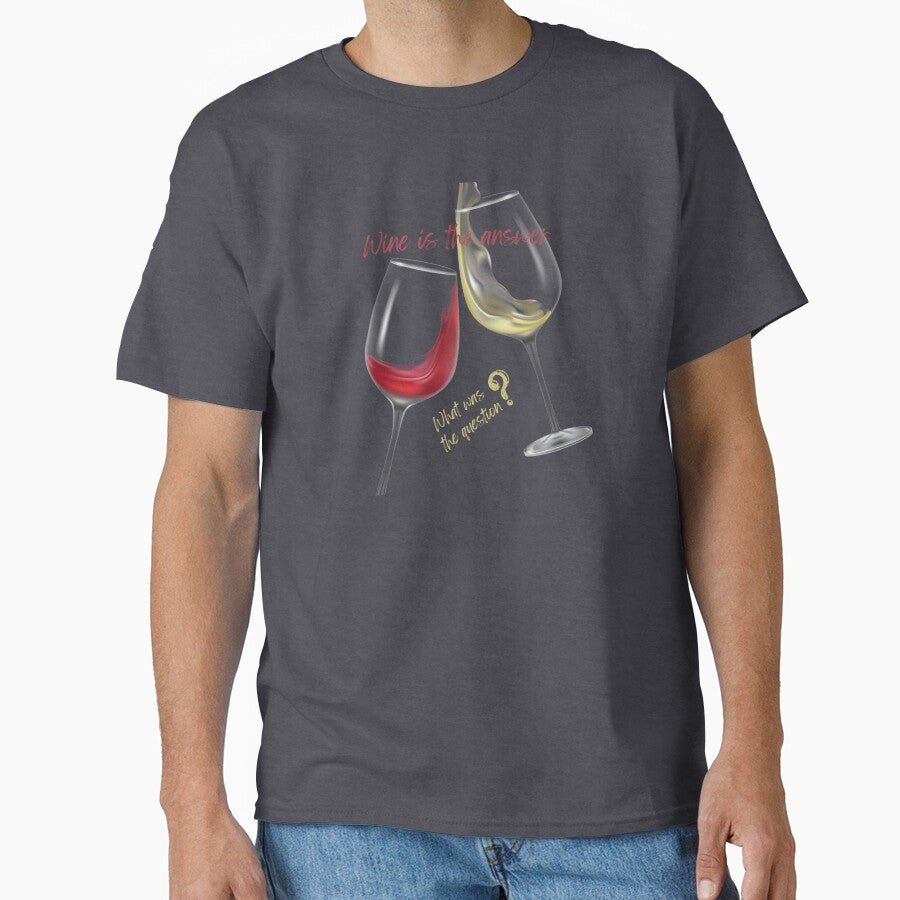 Wine is the answer by Petthecatshop