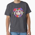 Pomni Head Icon Sticker T-Shirt [The Amazing Digital Circus] by coolartdotcom