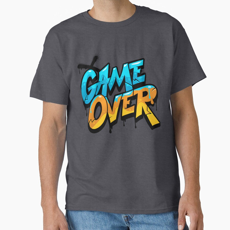 Urban painted game over design by DrimitStore