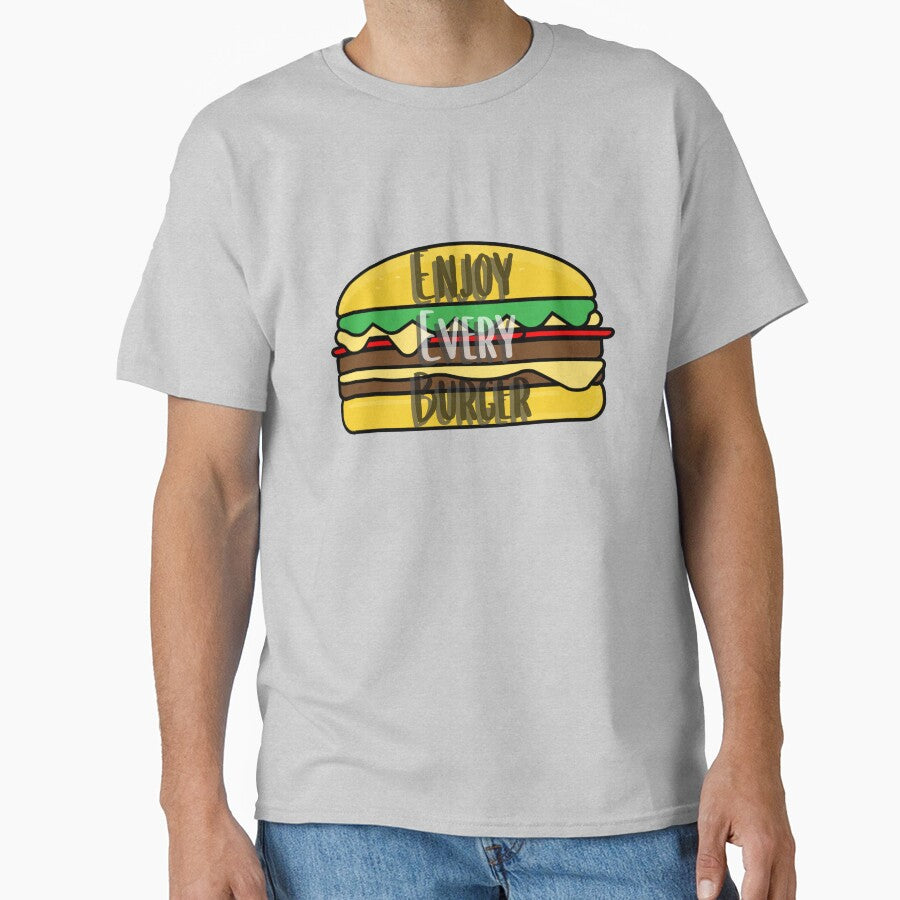 Enjoy Your Burger Sticker Design 2 by PositiveStudio
