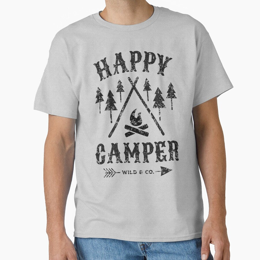 Happy camper distressed black by posay