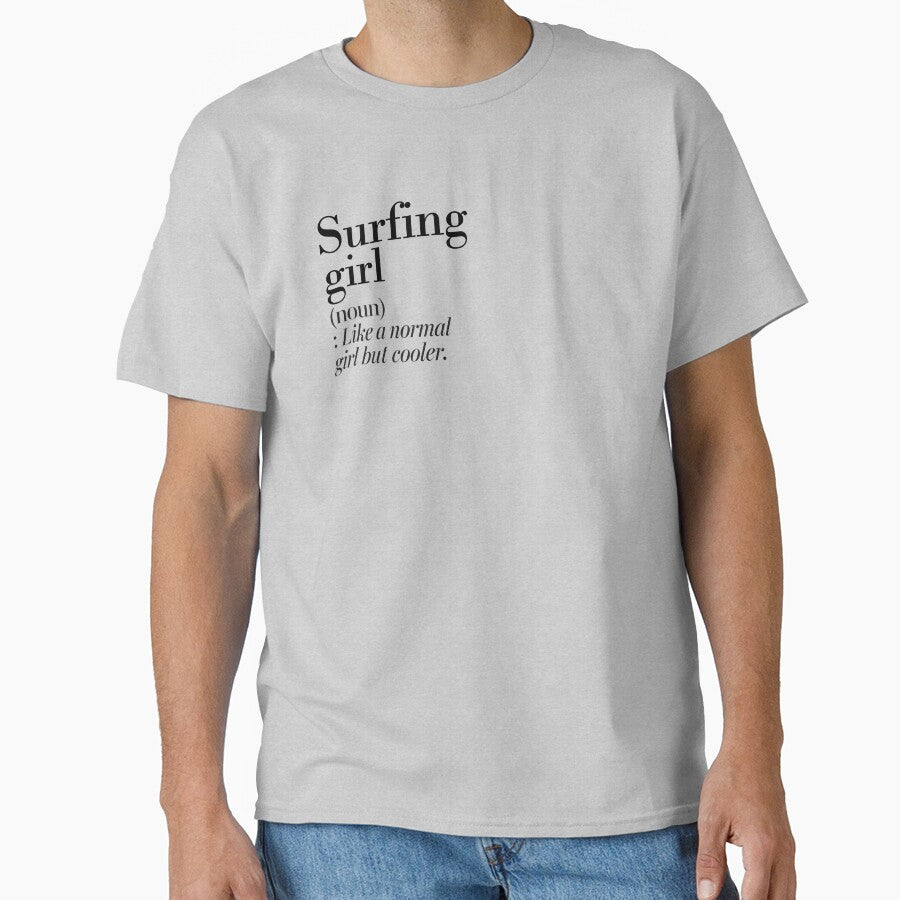 Surfing Girl Definition - Funny Surfing Lover by Watsonarts