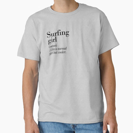 Surfing Girl Definition - Funny Surfing Lover by Watsonarts