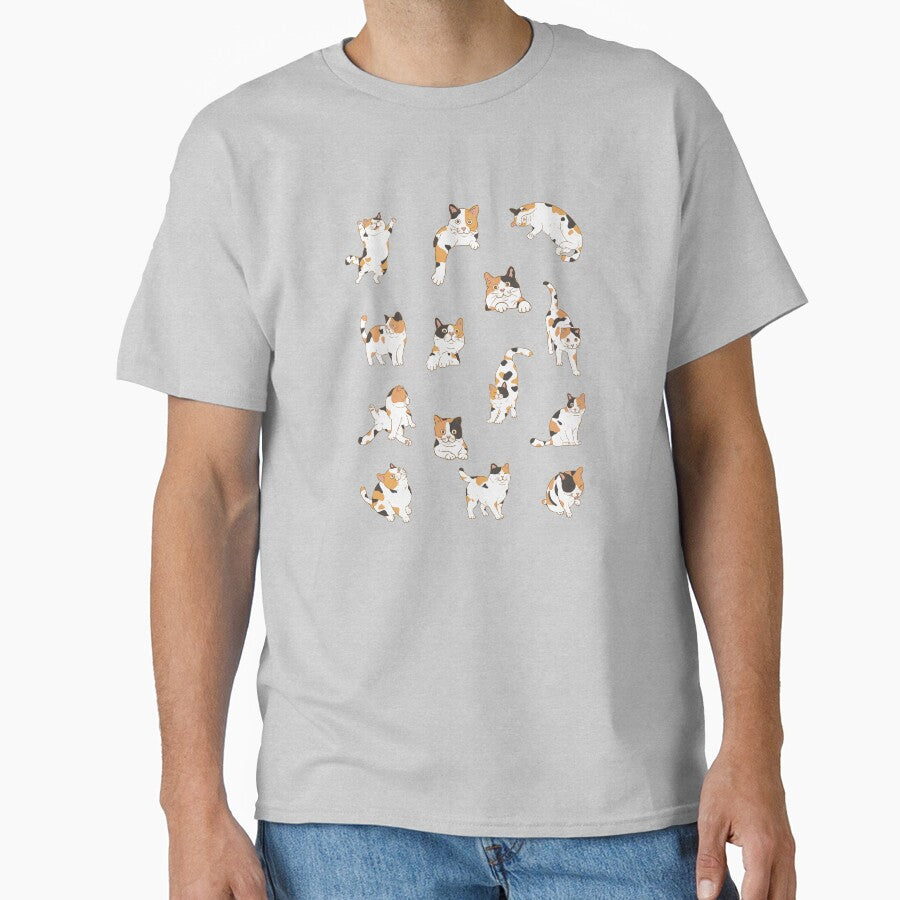 Cute Calico Cat Set- 14 Cute Postures Collection by patternjp