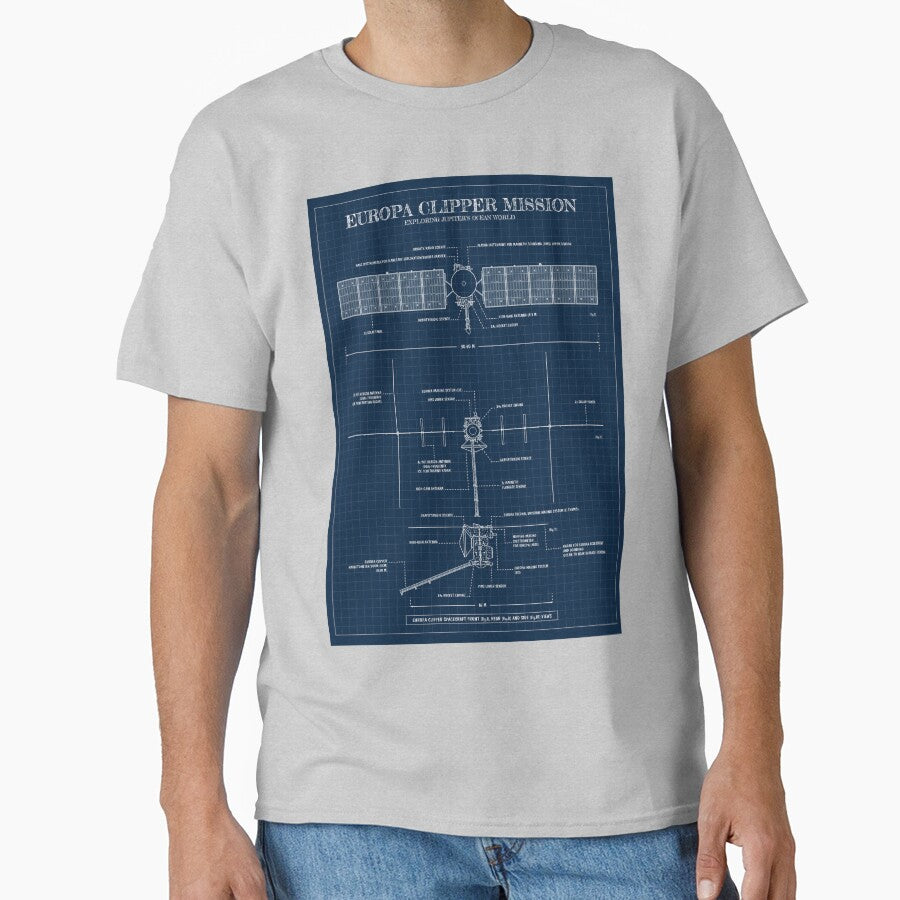 Europa Clipper Mission (Navy Blueprint) by BGALAXY