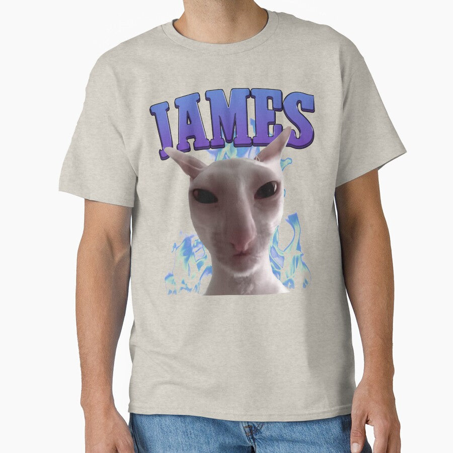 Funny James Cat Meme by MemishDesign