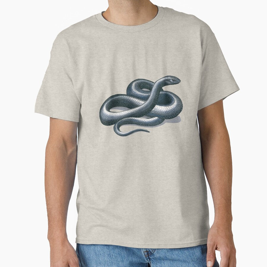 Eastern Indigo Snake Illustration by ABFoleyArt