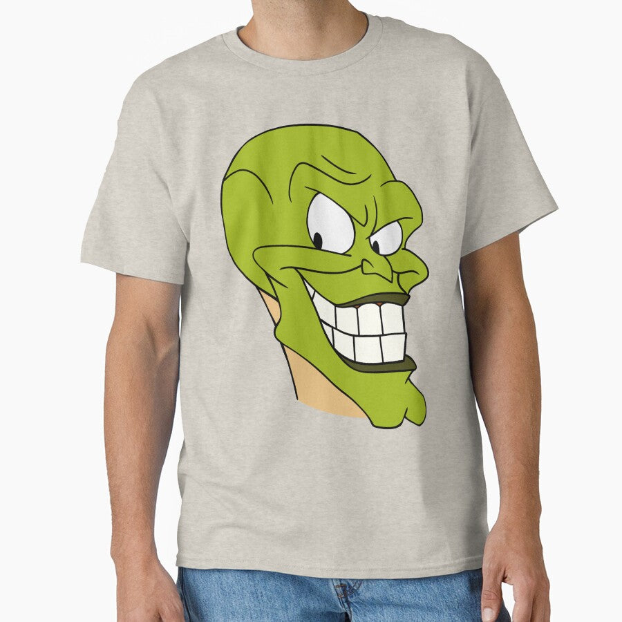 THE MASK Cartoon Headcut - Smokin’ Green Face by ZERO-MIND