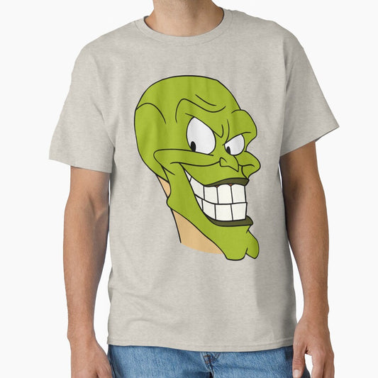 THE MASK Cartoon Headcut - Smokin’ Green Face by ZERO-MIND