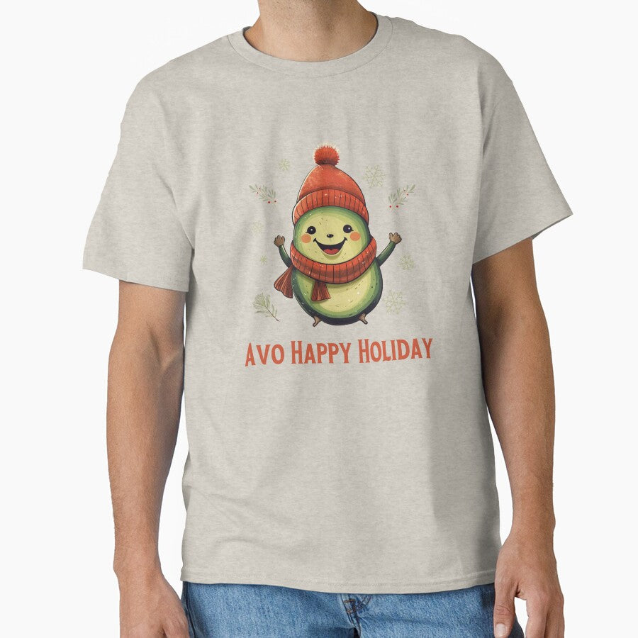 Avocado Holiday Greetings: Avo Happy Holiday by minjagoods