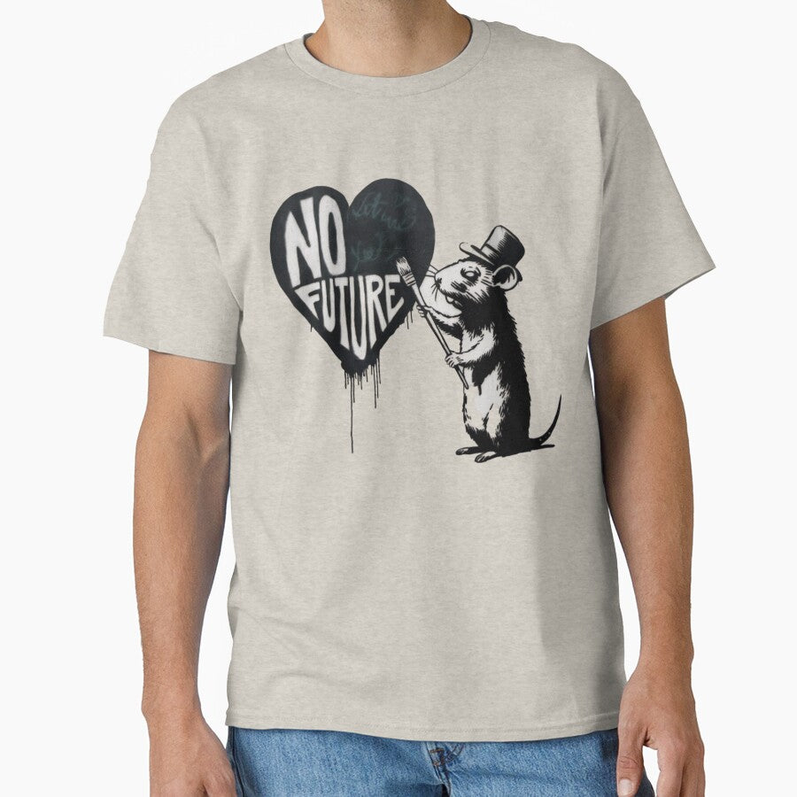Banksy Rat - No Future by 123ks