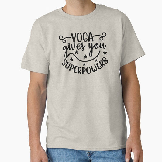 Yoga Quote Yoga Gives You Superpowers Funny Motivational Saying by SoccaTamam