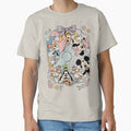 Cute Cartoon Friends Group Circle Illustration Retro Theme Park Aesthetic Classic T-Shirt by HanykayalStore