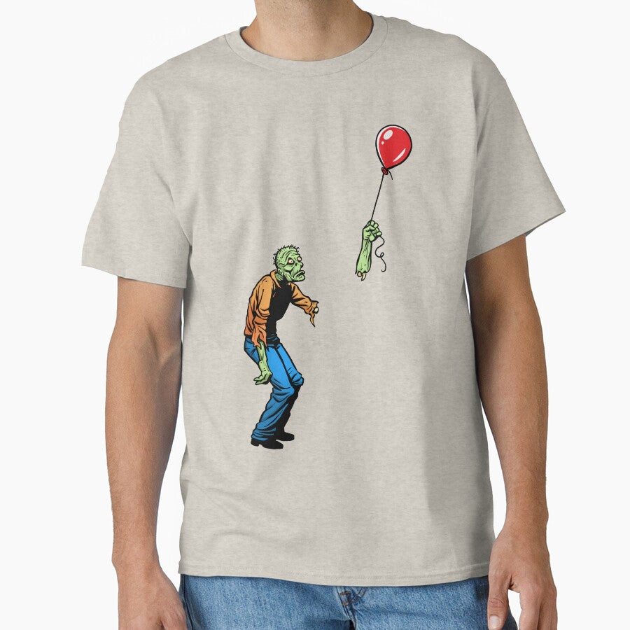 Sad Zombie with Balloon by AngelRobot