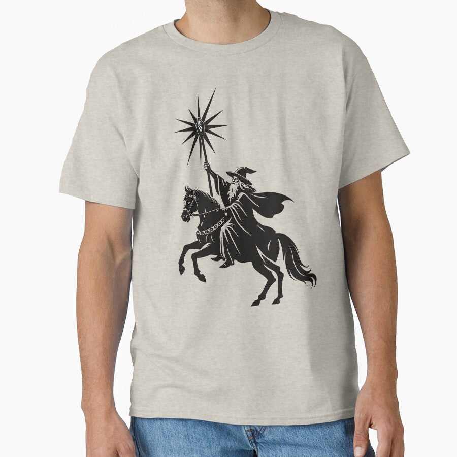 Gandalf the White, in Black by HauntingAppeal