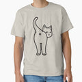 Hello Cat Butt Minimalist Line by Tobe Fonseca by Tobe Fonseca®