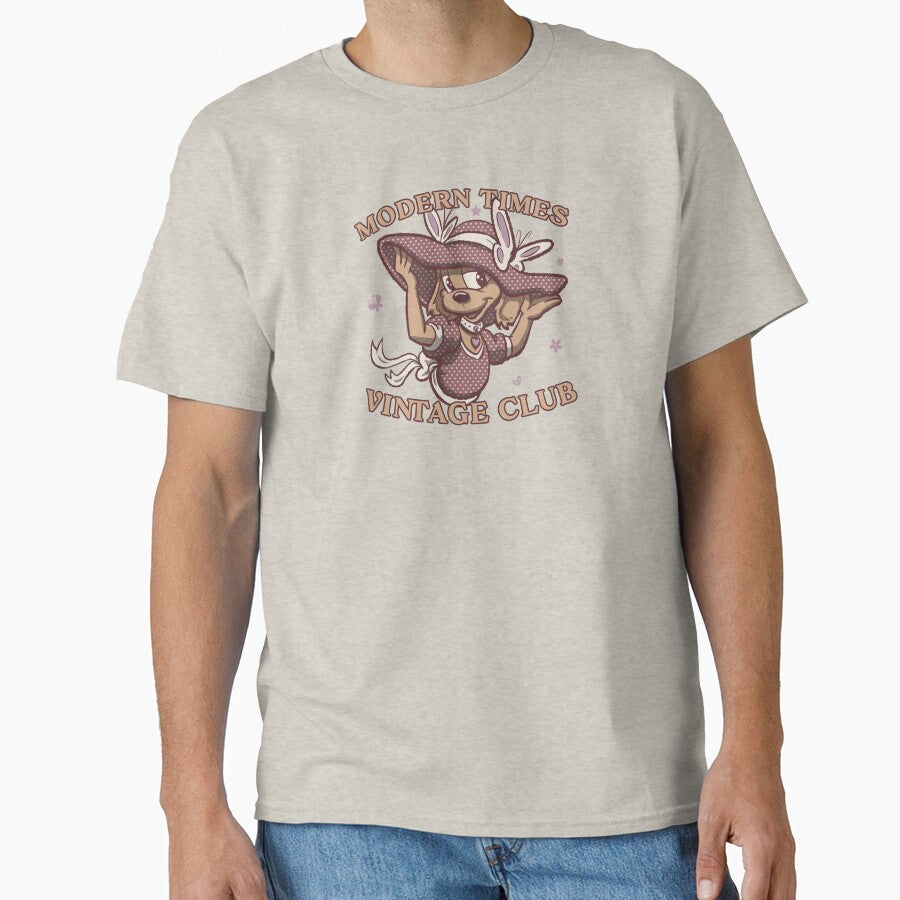 modern times vintage club - cartoon cute dressed puppy by hayrpictures