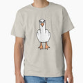 Seagull middle finger insult stinky finger cheeky by shirt-o-mat