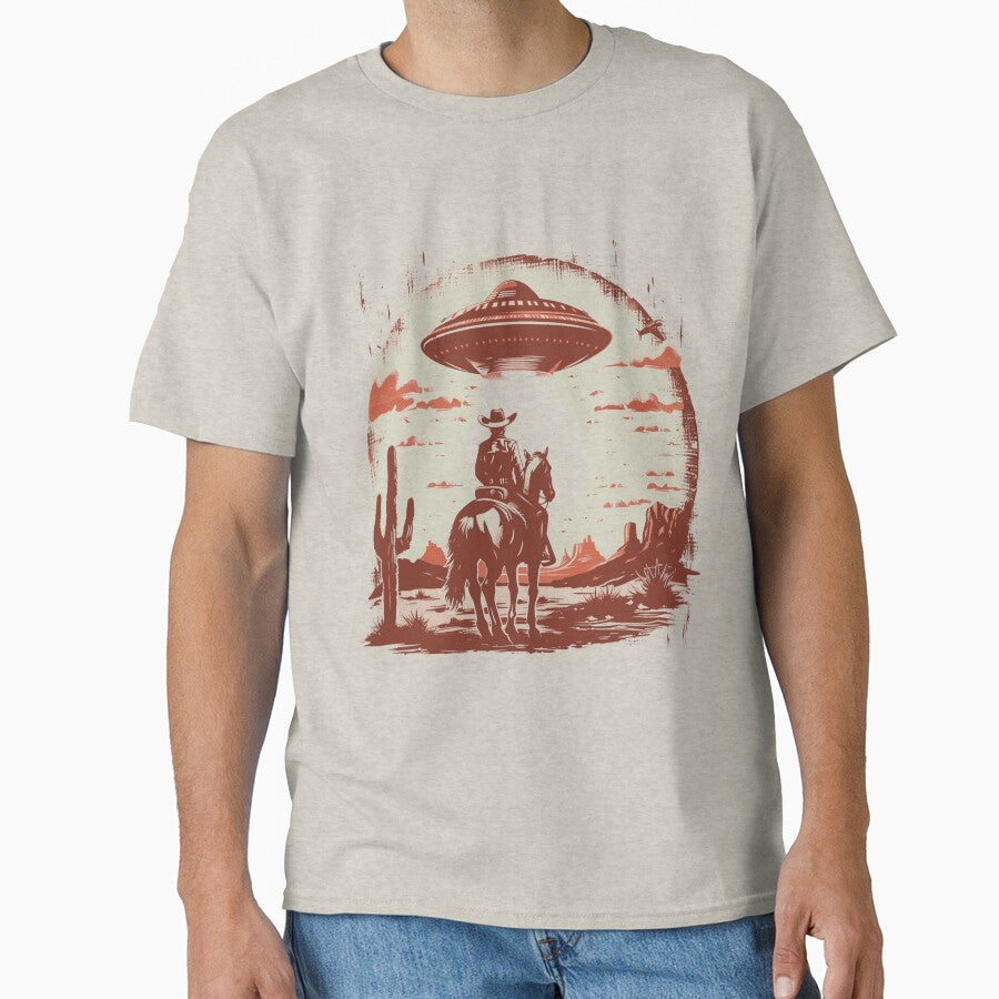 Cowboy Meets UFO - Sci-Fi Western Design by Aredbox