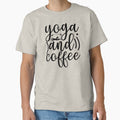 Yoga Quotes Yoga and Coffee Are All I Need Motivational Sayings by SoccaTamam