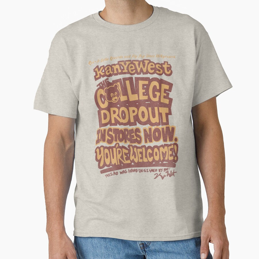 Vintage College Dropout Kanye West Graphic by NapkinDesigns