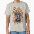 Retro and Vintage Camera Surrounded by Flowers by KesslerMerch