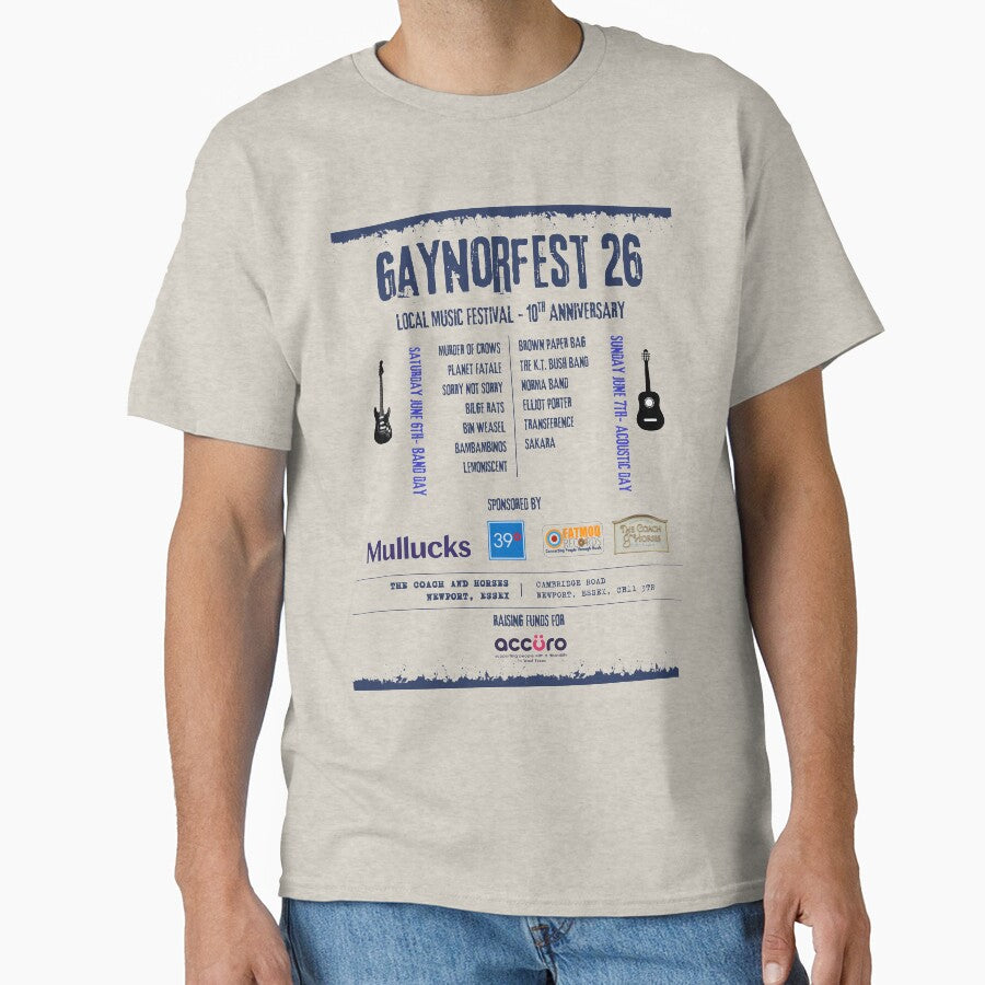 Gaynorfest 26 Festival  Merch by SoSorryNotSorry