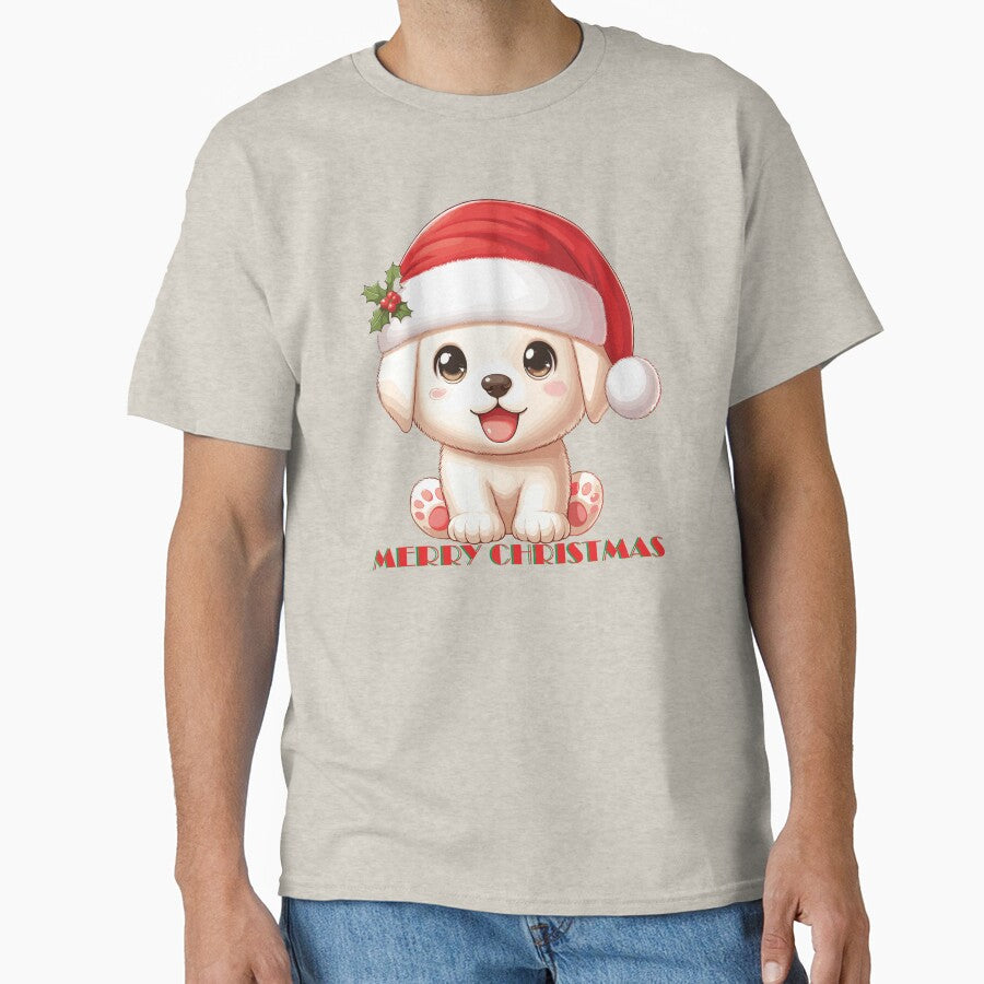 Cute Christmas Labrador Puppy by MCDPShop
