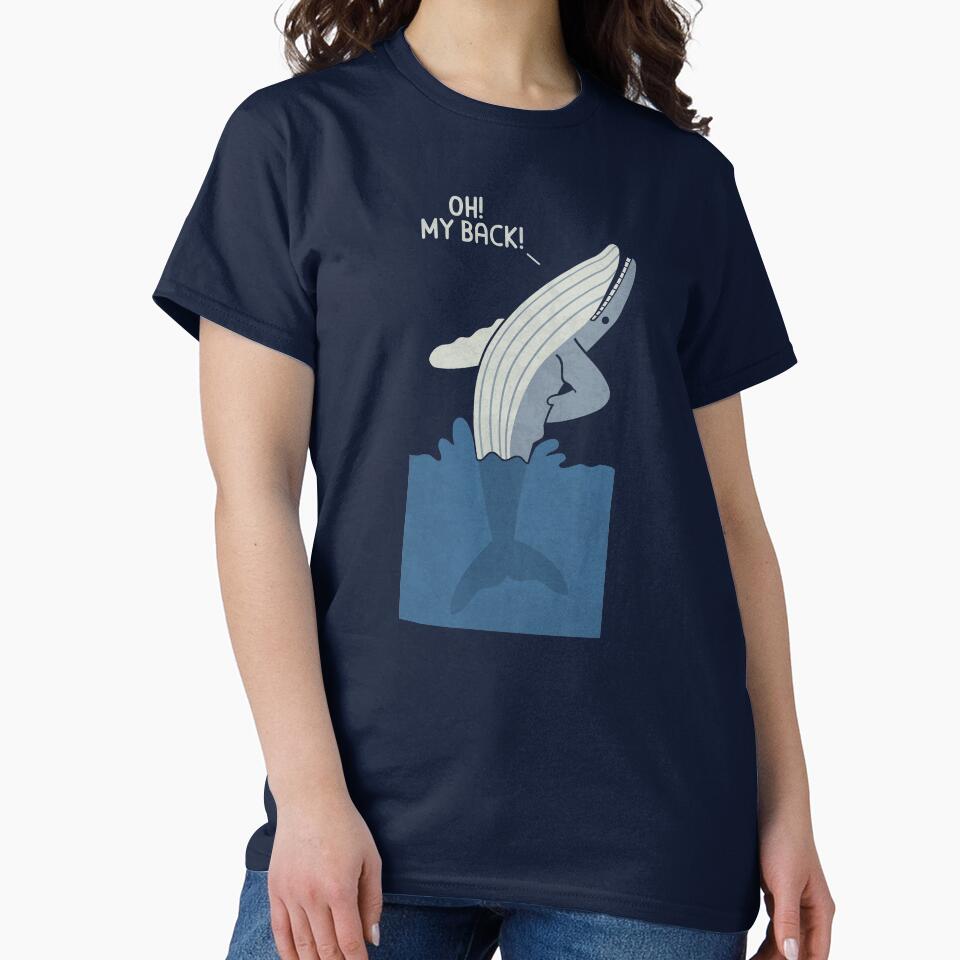 Bad Back Whale by HandsOffMyDinosaur