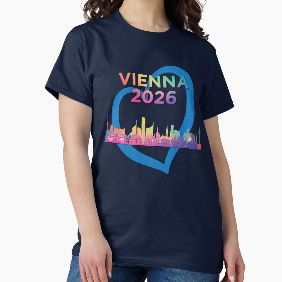 Eurovision Song Contest 2026 - Host City Vienna - United By Music - ESC2026 - ESC26 by Vision-Tees
