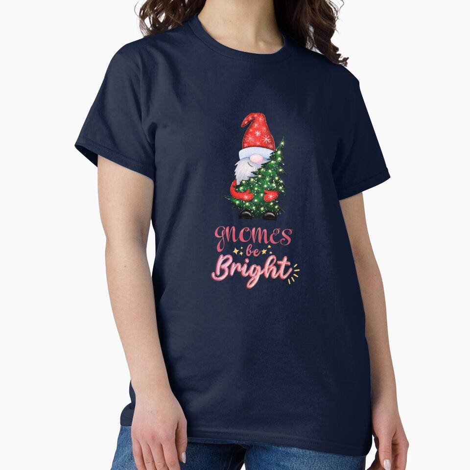 gnomes be bright christmas holiday by PerfectTees03