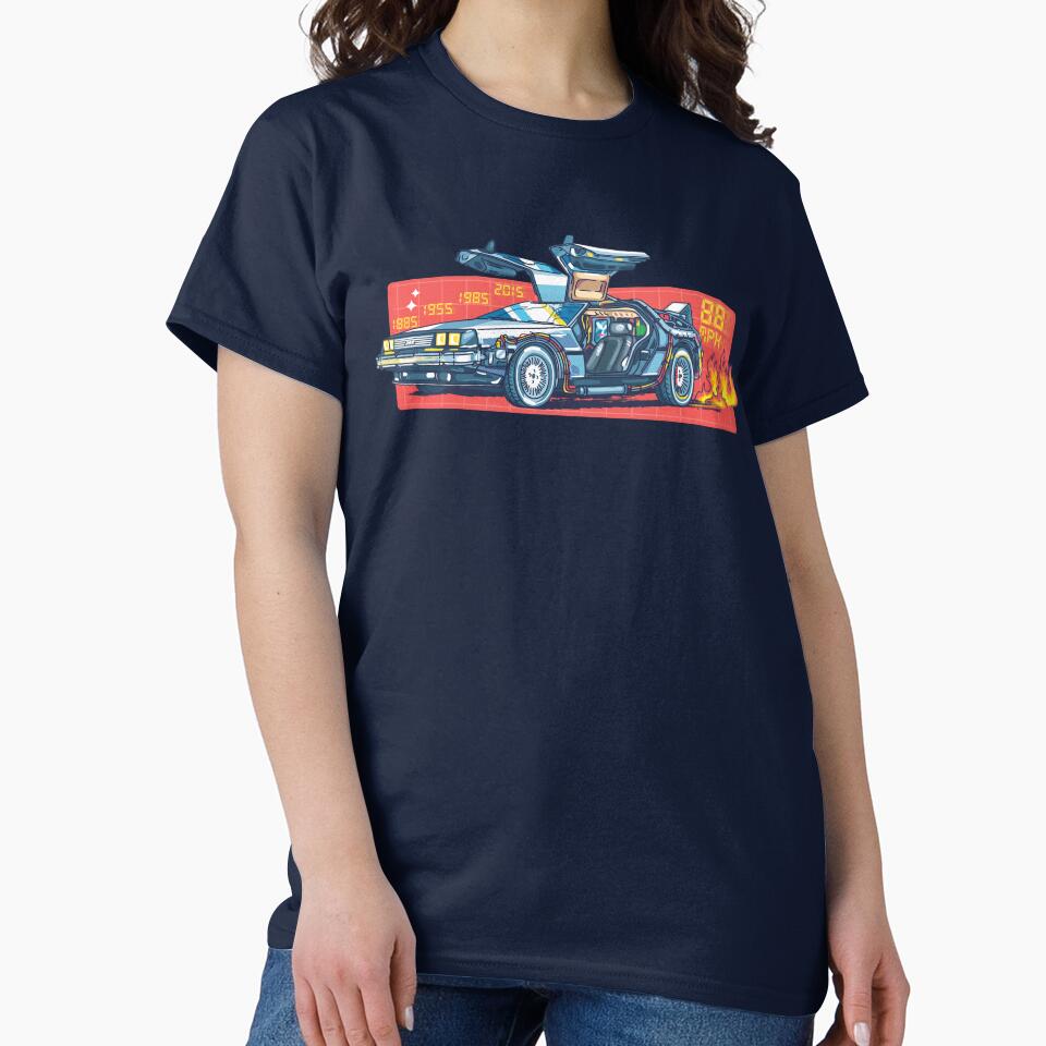 Back to the future Delorean time machine by grafikis