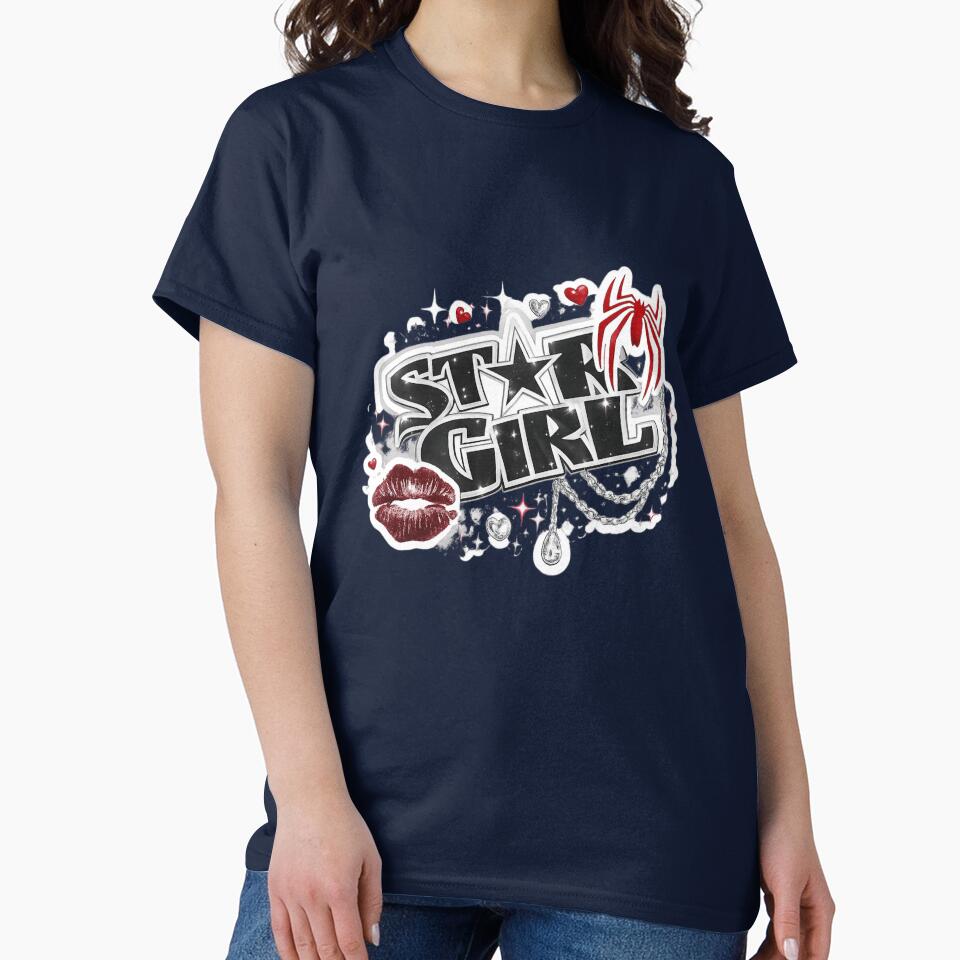 Star Girl – Y2K Aesthetic Glitter Girl Power Design by Aura.Creative
