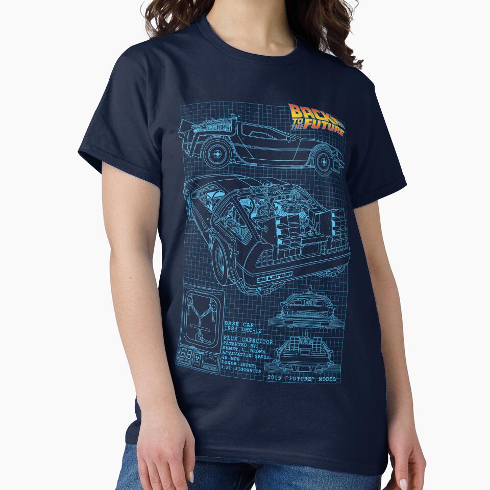 Back to the Future Delorean Blueprint by iannyuk