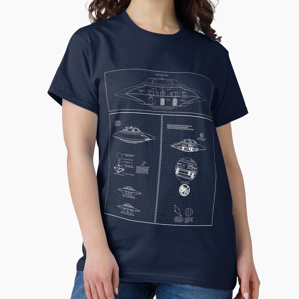 Bob Lazar Sport Model UAP Blueprint by HecksherDesigns