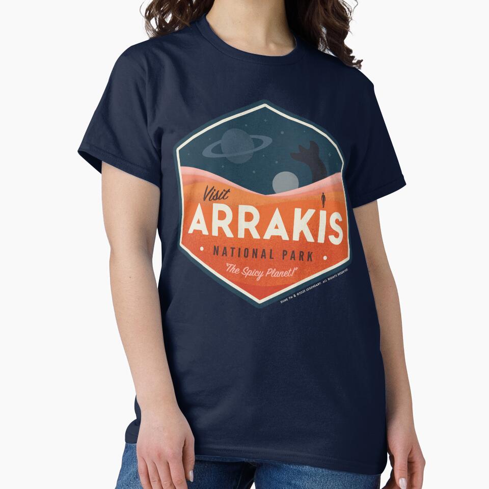 Visit Arrakis – The Spicy Planet! – Vintage National Park Travel badge by thedesigngarden