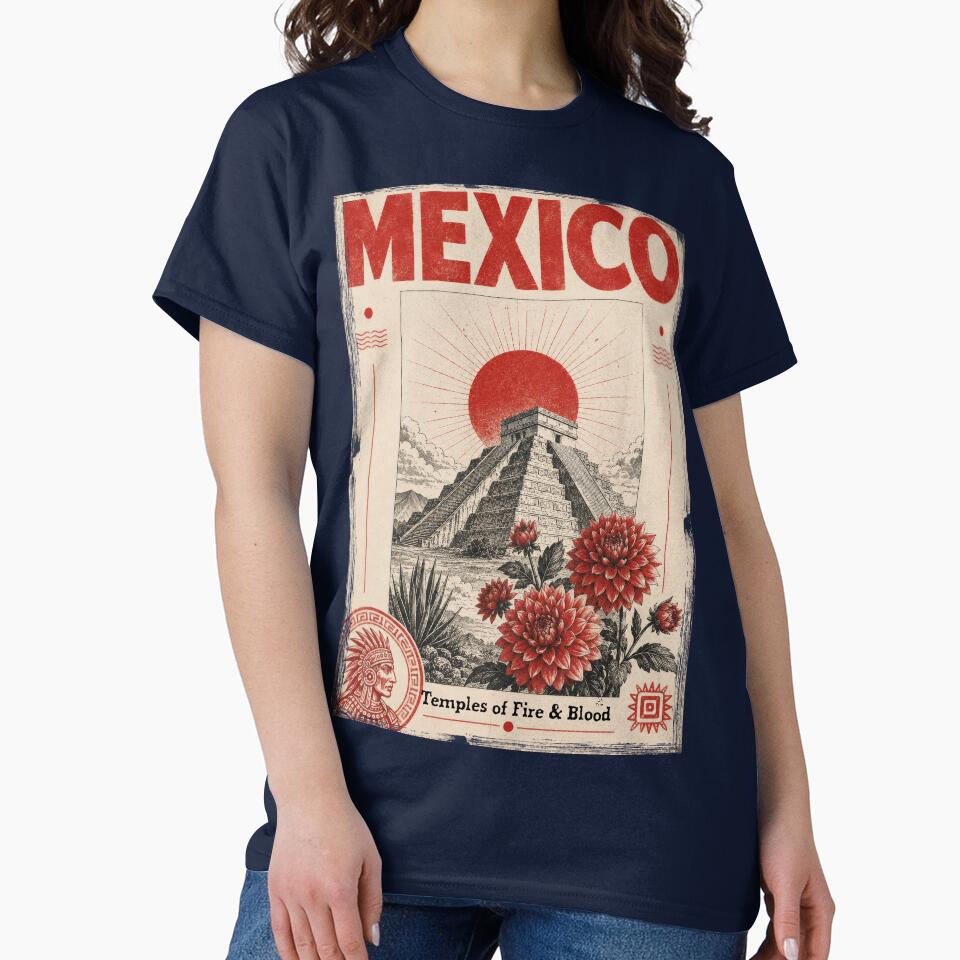 Mexico Heritage Design Styled In Urban Grunge Fashion by RustyGhostWear