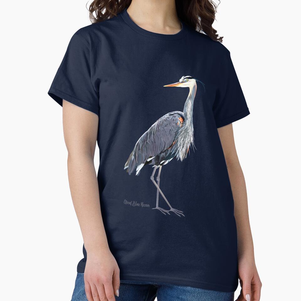 Great Blue Heron Wildlife Bird by Nina Kohl