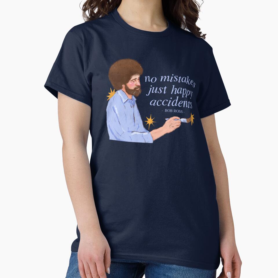Bob Ross - No Mistakes Just Happy Acciddednts Quote by KittyStrand