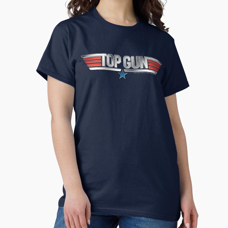 Top Gun Classic Vintage Stars & Stripes Movie Logo by FifthSun