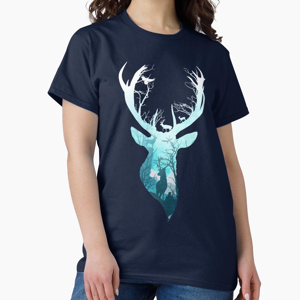 Deer Blue Winter by DVerissimo