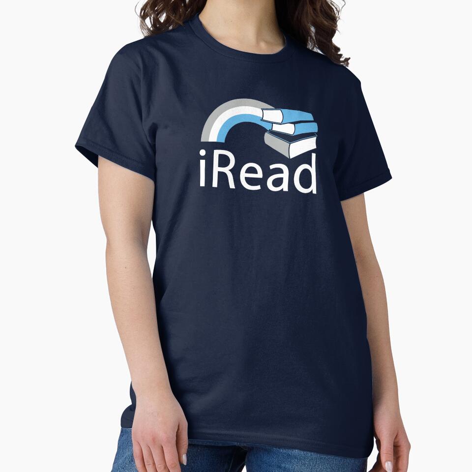 i Read | Reading Slogan for Book Lovers by BootsBoots