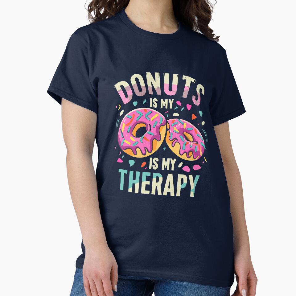 Donuts is my therapy for Donut patry by zezoconan
