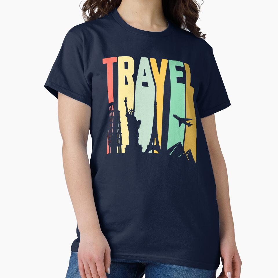 World Travel Gifts - Travel tshirt by Inkbomb Press