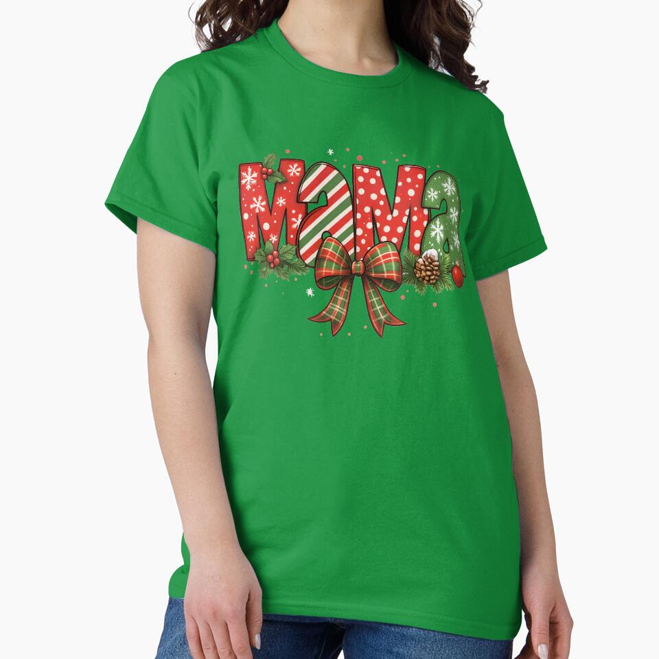 Mama Christmas Retro Holiday Style by wingoo22